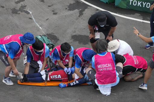 Connor Fields, USA’s defending Olympic gold medalist BMX rider, suffers horrific crash in semifinals