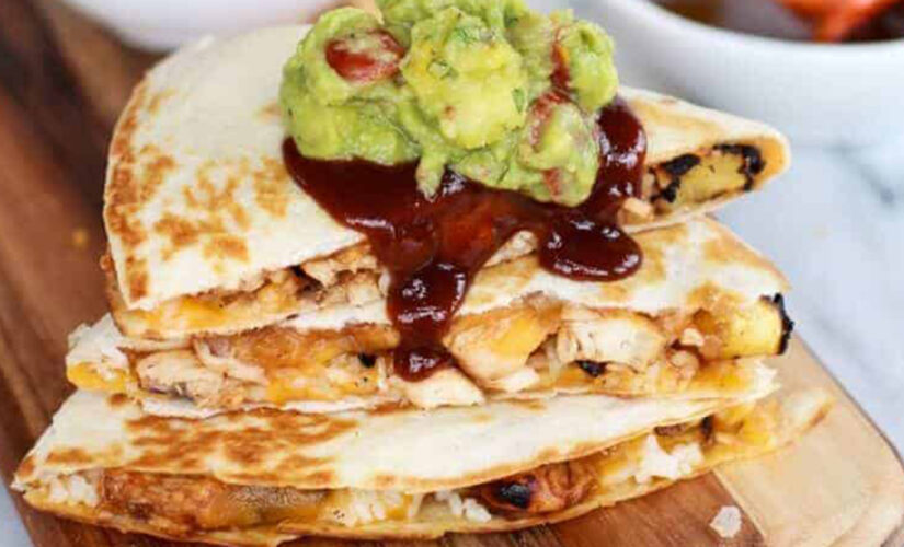 ‘Hawaiian BBQ Quesadillas with Pineapple-Mango Guacamole’ perfectly combines sweet and spicy: Try the recipe
