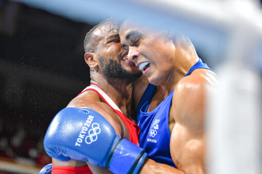 Moroccan Olympic boxer disqualified after attempting to bite opponent’s ear