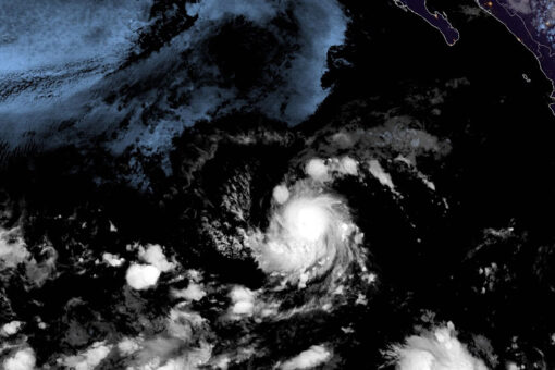 Felicia strengthens to hurricane in the eastern North Pacific
