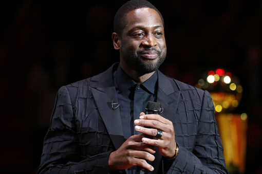 Heat legend Dwyane Wade emotional while visiting Surfside condo memorial