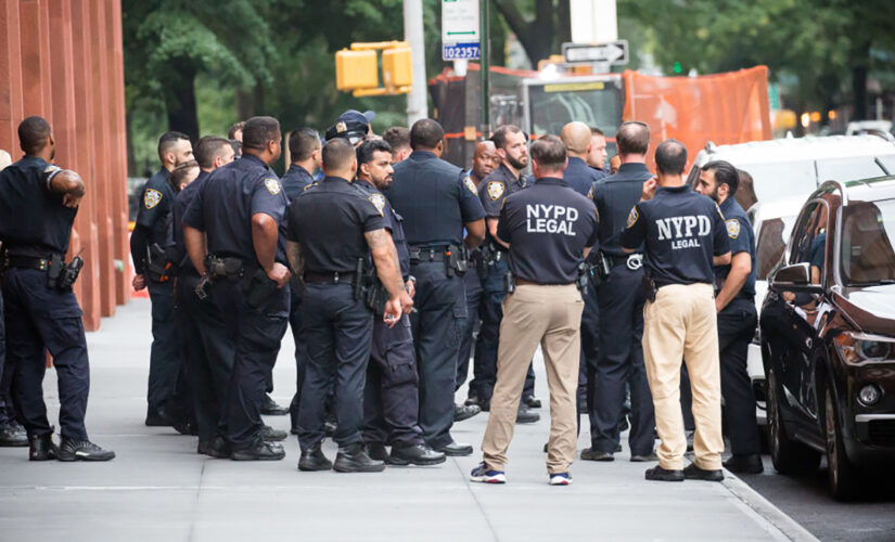 BMW driver plows through protesters outside NYPD precinct, injures cop and demonstrator