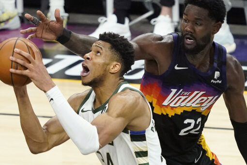 Bucks edge Suns 123-119 to take 3-2 lead in NBA Finals