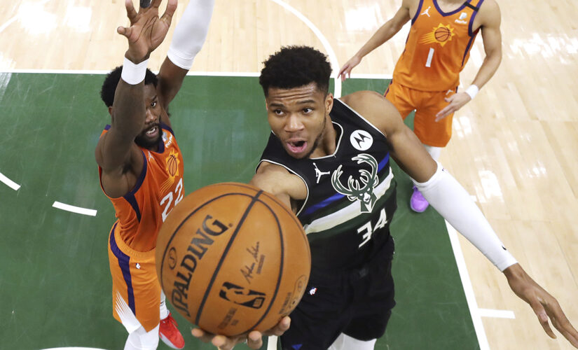 Giannis Antetokounmpo celebrates NBA title with Chick-fil-A run, photo ops with fans