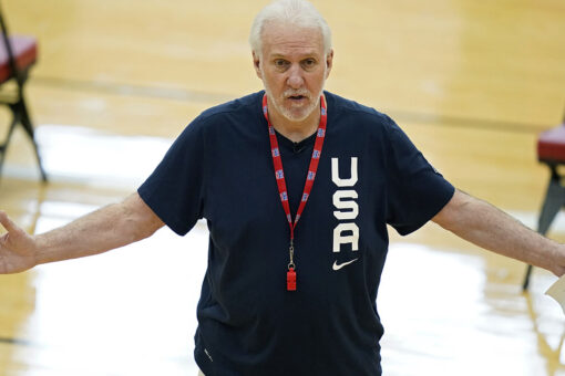 Team USA’s Gregg Popovich gets into testy exchange with reporter after latest Olympic tune-up loss
