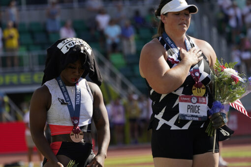 Gwen Berry vows to compete at Olympics despite mounting pressure after anthem snub