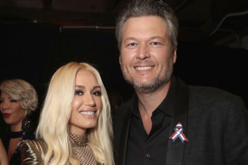 Gwen Stefani marks two-week anniversary to Blake Shelton with sweet photo from their wedding