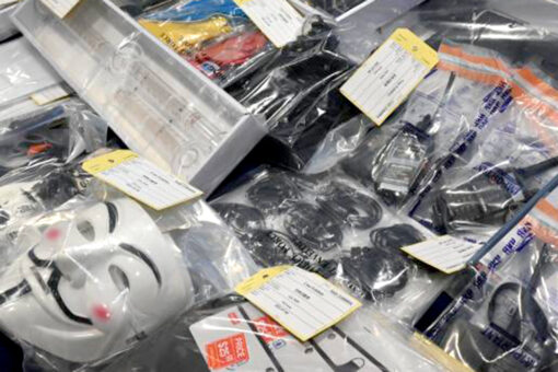 Hong Kong police arrest 9 in alleged bomb plot around city