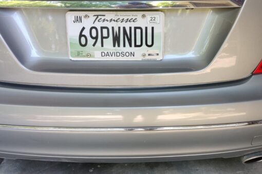 Tennessee woman sues after state officials deem vanity license plate ‘offensive’