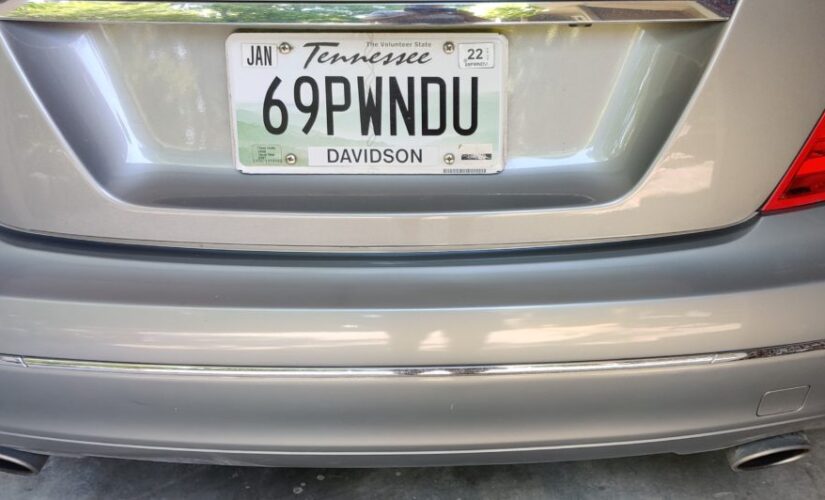 Tennessee woman sues after state officials deem vanity license plate ‘offensive’