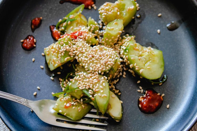 This simple cucumber salad recipe uses a brilliant technique