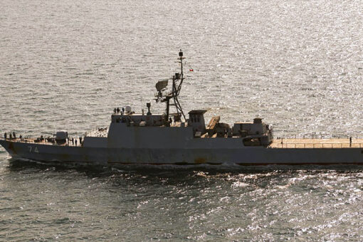 Iranian destroyer spotted by Danish navy in Baltic Sea