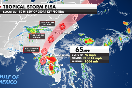 Tropical Storm Elsa weakens, heat persists in West