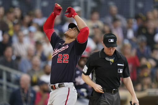 All-Star Soto hits 3-run homer, Nationals rout Padres 15-5