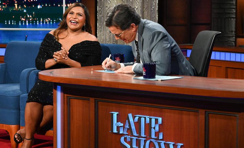 Mindy Kaling laughs off very awkward encounter with Stephen Colbert