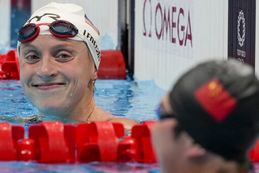 Katie Ledecky earns Olympic record, silver medal in busy day