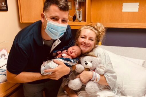 Trooper escorts woman in labor to hospital after pulling her over for speeding