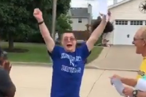 High school graduate’s reaction to his college acceptance letter goes viral: ‘Fought hard for that’