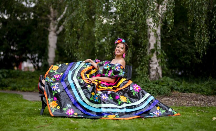 Prom dress made entirely from duct tape wins teen $10k scholarship