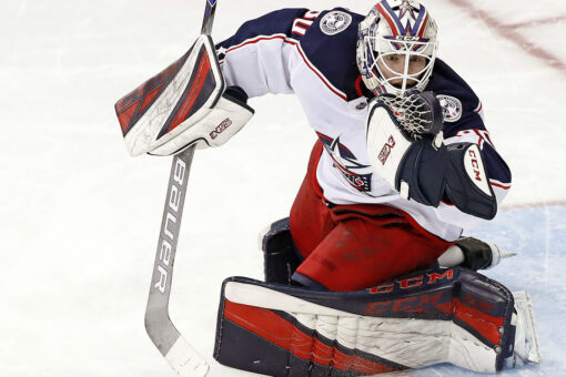 Blue Jackets’ Matiss Kivlenieks honored before Stanley Cup Game 4: ‘We love you, Kivi’
