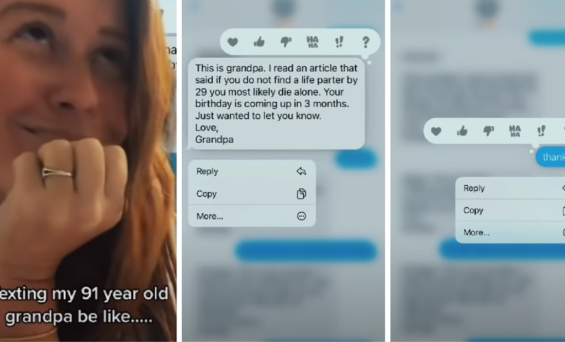 91-year-old grandpa sends lovingly hilarious texts to his single granddaughter: Video