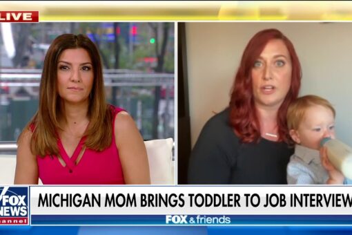 Mom goes viral for taking toddler to job interview, tells ‘Fox & Friends’ many parents face child care dilemma