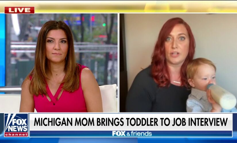 Mom goes viral for taking toddler to job interview, tells ‘Fox & Friends’ many parents face child care dilemma