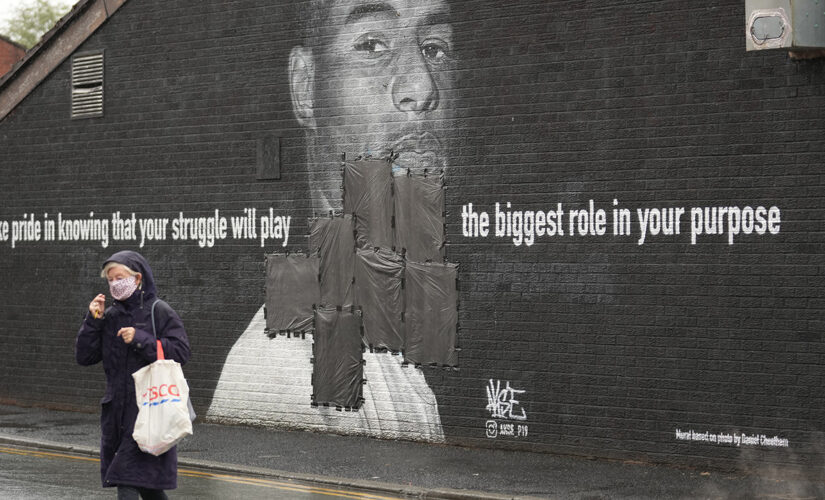 Marcus Rashford mural defaced, players racially abused after England Euro 2020 defeat