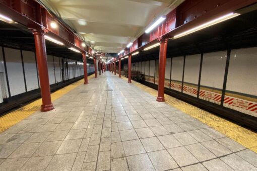 New Yorkers wade through underground lakes as subway stations flood