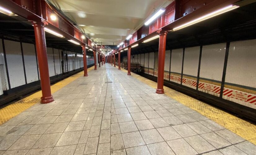 New Yorkers wade through underground lakes as subway stations flood