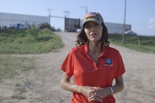 South Dakota governor encounters migrants crossing southern border while visiting National Guard