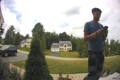 Mom shares video of stranger who ‘snooped’ through home while kids were inside alone