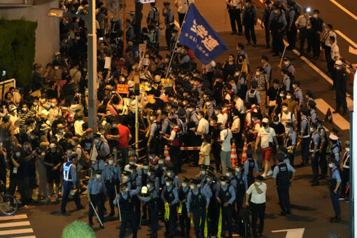 Anti-Olympics protests heard inside National Stadium during opening ceremonies
