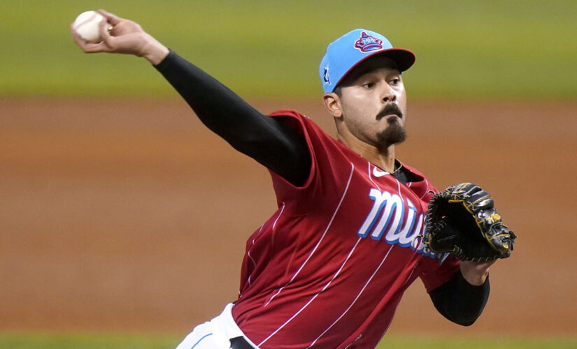 Marlins’ Pablo Lopez strikes out first 9 batters of game vs. Braves, making history