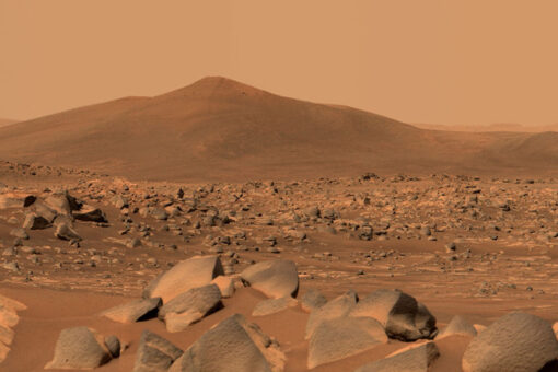 NASA’s Mars Perseverance rover snaps shots of unique rock formation in ‘ancient lakebed’