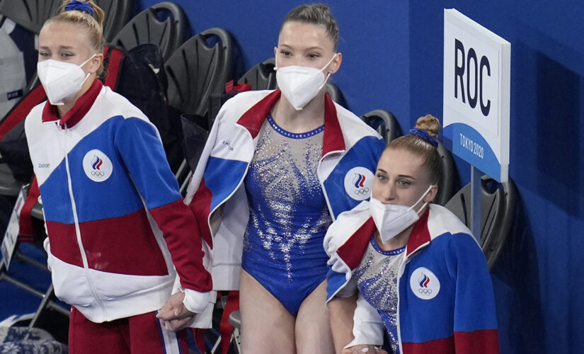 With Simone Biles out, Russians take Olympic gold over US in gymnastics team final