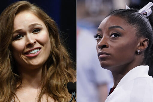 Ronda Rousey slams Simone Biles critics in scathing tweet: They don’t ‘know their foot from their a–hole’