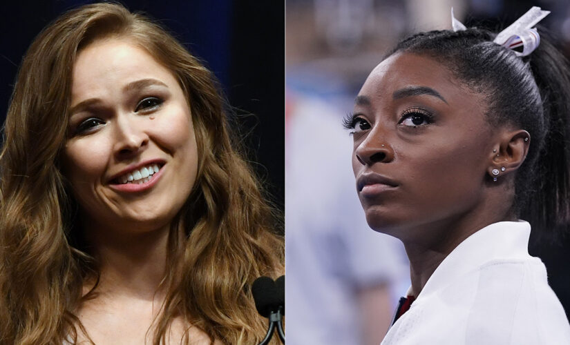 Ronda Rousey slams Simone Biles critics in scathing tweet: They don’t ‘know their foot from their a–hole’