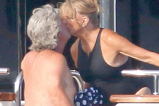 Goldie Hawn and Kurt Russell smooch during romantic getaway in Saint-Tropez