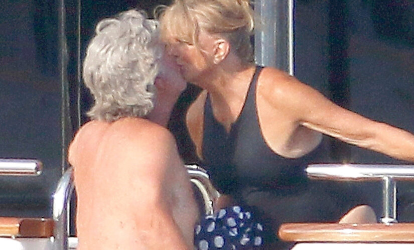 Goldie Hawn and Kurt Russell smooch during romantic getaway in Saint-Tropez