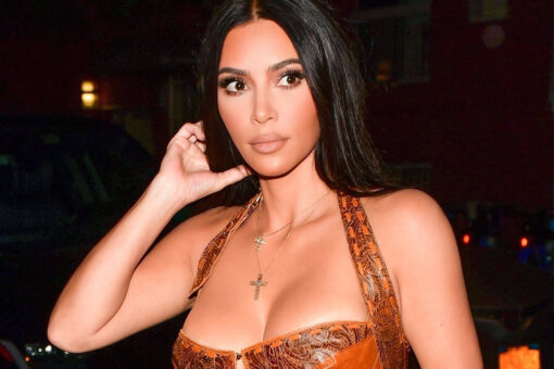 Kim Kardashian puts on eye-popping display in tiny strapless top while out to dinner