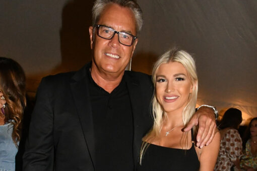 Christie Brinkley’s ex, Peter Cook, and his 21-year-old fiancée Alba Jancou celebrate July 4 in the Hamptons