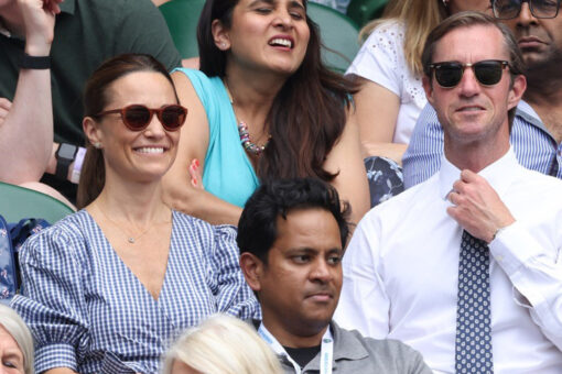 Pippa Middleton spotted enjoying Wimbledon in rare outing after welcoming second child