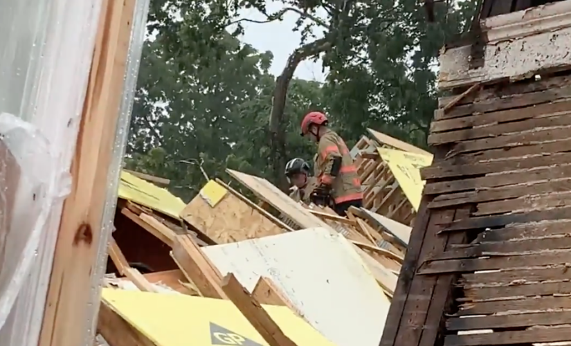 Washington, DC building collapse leaves at least 1 trapped, several injured