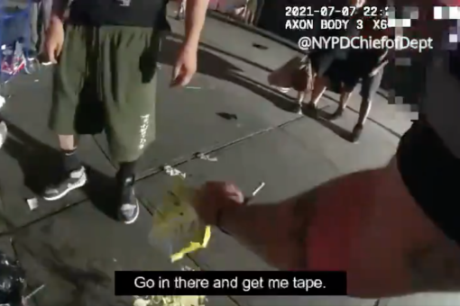 New York police officer saves man’s life by patching up chest wound with potato chips bag and tape
