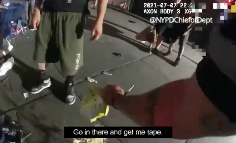 New York police officer saves man’s life by patching up chest wound with potato chips bag and tape