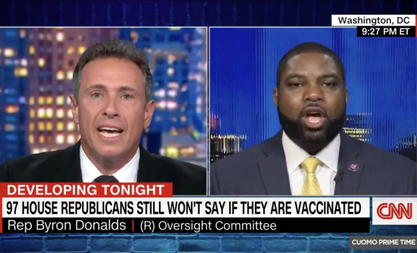 Rep. Byron Donalds, Chris Cuomo clash as CNN host lectures lawmaker on COVID vaccine: ‘Please don’t berate me’