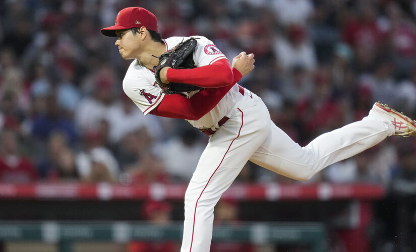 Ohtani hurls 7 innings, hits RBI double, Halos top BoSox 5-3