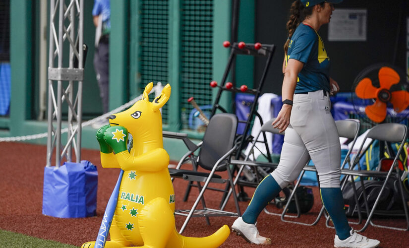 Skippy, inflatable kangaroo, an Australia softball fixture