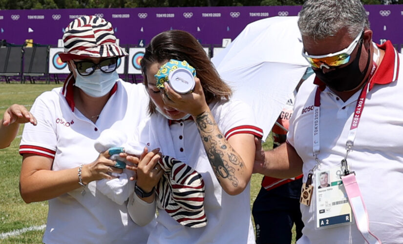 Russian archer Svetlana Gomboeva suffers sunstroke during Olympic event